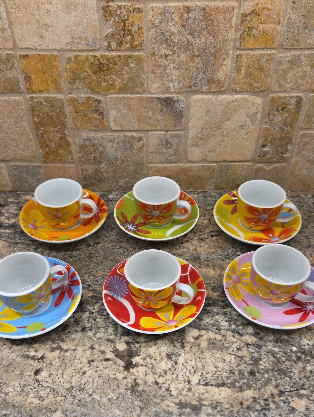 Tognana Floral Espresso Set